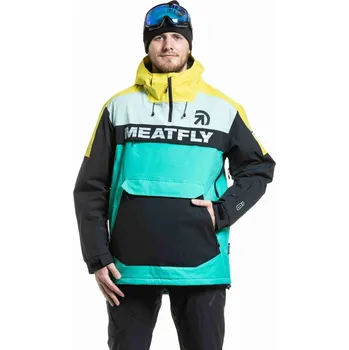 Meatfly pánská SNB & SKI bunda Zenith Columbia / Lime | Zelená | Velikost S