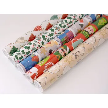 Balící papír Vánoční balicí papír 500 x 70 cm - MIX A - motiv 2