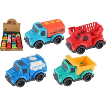 autíčko Teddies Auto nákladní Eco plast 10cm na volný chod 18 m+