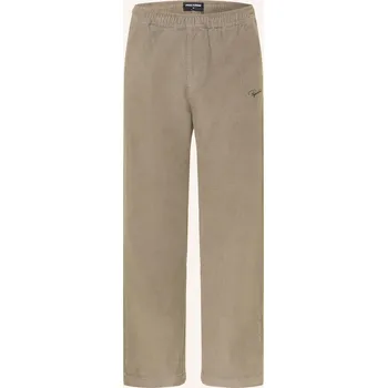 Pánské kalhoty Pegador Pánské Cordchino Bilaspur Regular Fit, šedá, 56