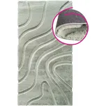 Koberec, zelená/3D vzor, 120x180, PUFIN TYP 2