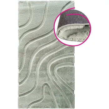 Koberec Koberec, zelená/3D vzor, 120x180, PUFIN TYP 2