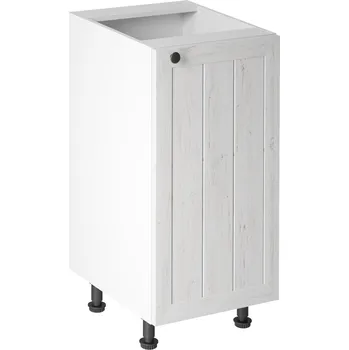 Kuchyňská linka Spodní skříňka D40, pravá, bílá / sosna andersen, PROVANCE