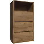 Komoda, dub lefkas tmavý, MONTANA KS3