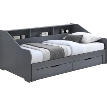 Ložnice Rozkládací postel, šedá, MONETA