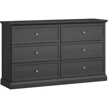 Komoda Komoda, černý grafit, LOCCA K6S