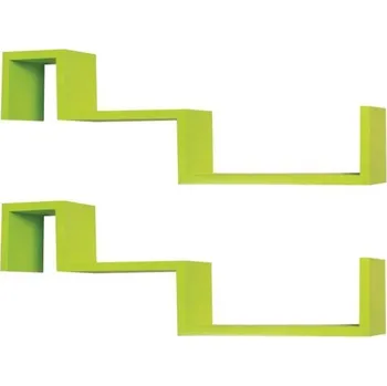 Ložnicová sestava Sada 2 polic, zelená, FRI NEW