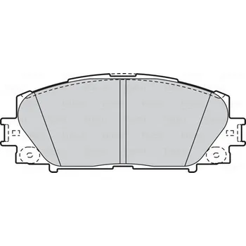 Brzdová destička Sada brzdových destiček, kotoučová brzda VALEO 302076