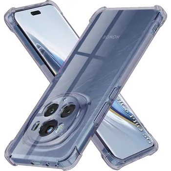 Pouzdro na mobilní telefon Techsuit Shockproof průhledný silikon Honor Magic6 Pro kouřově černý