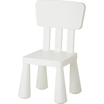 Jídelní židlička IKEA MAMMUT Dětská židlička bílá