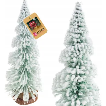 Obraz KOVÁNOVÝ VÁNOČNÍ STROMEK DŘEVO ŠTĚTKA NA LÁHVE DRÁTĚNÝ ZASNĚŽENÝ NA ŠPALKU