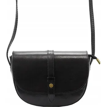 Kabelka Gregorio kabelka přes rameno přírodní kůže černá