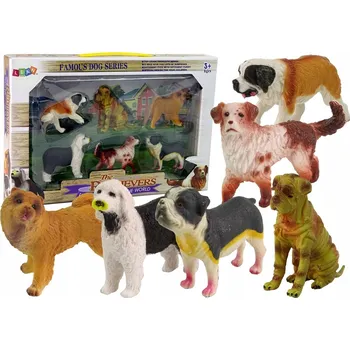 Figurka Sada figurek - psí plemena, 6 kusů