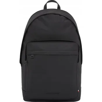 Městský batoh TOMMY HILFIGER PÁNSKÝ BATOH ČERNÝ LÁTKOVÝ NA ZIP