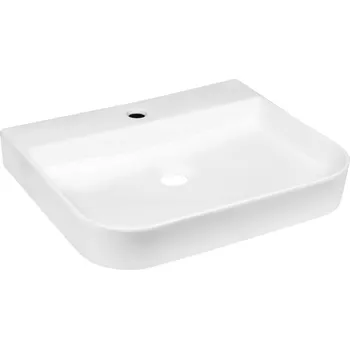 Umyvadlo Umyvadlo na desku obdélníkové Kerra KR-43 42 cm bílé