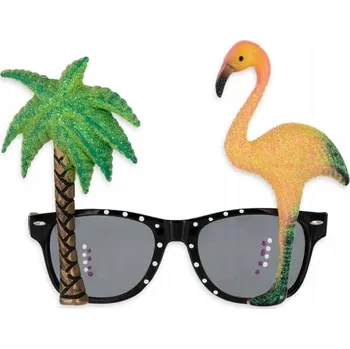 Párty Havajské brýle Tropická Palma Plameňák Fotobudka Rekvizita na focení