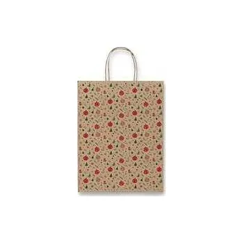 Dárková taška Dárková taška Sadoch Kraft Christmas - 260 x 120 x 345 mm,rychlé dodání