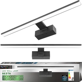 Nástěnné svítidlo Nástěnné svítidlo Masterled černé, integrovaný LED zdroj 12 W