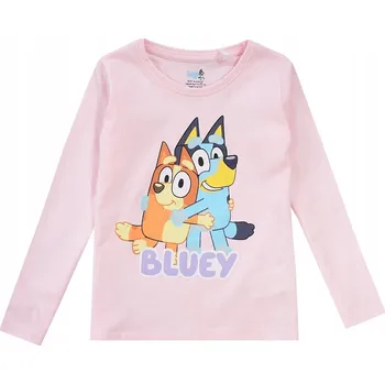 Dívčí oblečení EplusM dětské tričko s dlouhým rukávem bavlna růžové, velikost 92