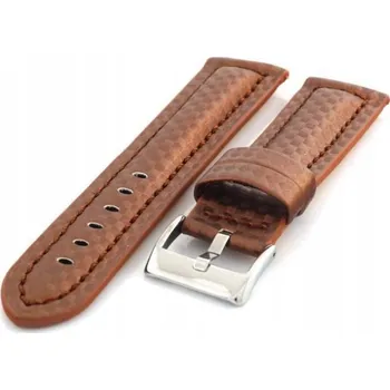 Řemínek na hodinky Kožený řemínek na hodinky Diloy 374.2 20 mm