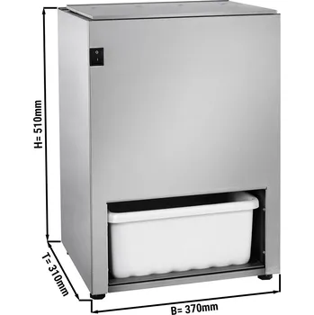 Výrobník ledu G.Gastro Drtič ledu - 5 kg/ min