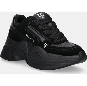 Pánské tenisky Tenisky Naked Wolfe Temple černá barva, Temple Black Leather Suede Temple.Black 99X, EUR 39