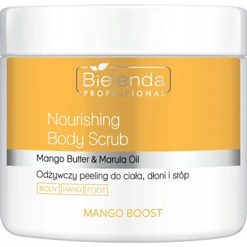Péče o ruce Bielenda Mango Boost Vyživující peeling na tělo, ruce a nohy 550g