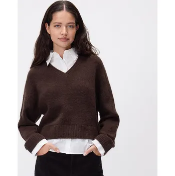 Dámský svetr Reserved Svetr s košilovou vsadkou 237GP-89X-XL