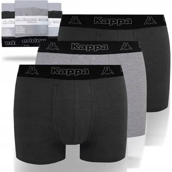 Pánské oblečení KAPPA Pánské boxerky Bavlna s logem Sada 3 kusů Velikost XXL