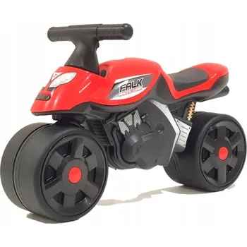 Dětské vozidlo Odrážedlo Falk Racing s širokými koly, černo-červené od 2 let
