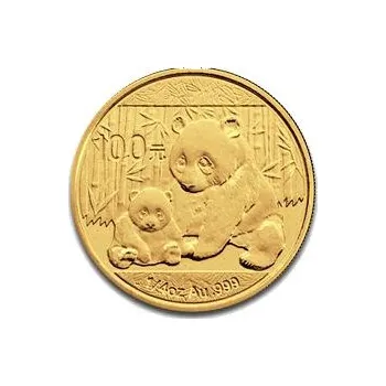Zlatá mince 100 Yuan China Panda 1/4 Oz 2012