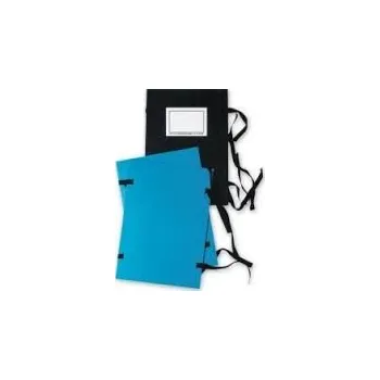 Archivační box Spisová deska A4 s tkanicemi jednostr. modrá se štítkem