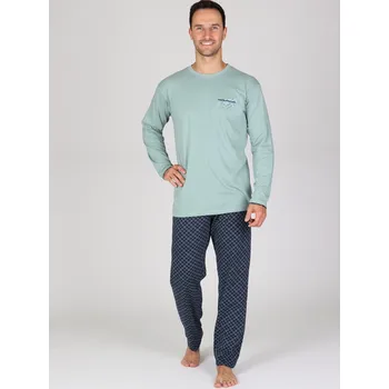 Pánské pyžamo EVONA a.s. Pánské dlouhé pyžamo EVONA GAEL Velikost: XL