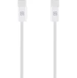 OBAL:ME Super Fast USB-C/USB-C Pletený kabel 60W 1m White