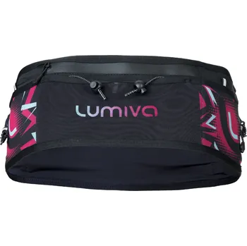 Opasek na cvičení Lumiva běžecký opasek růžovo-tyrkysový Velikost: XS/S