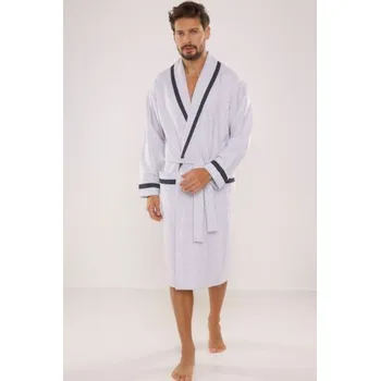 Pánský župan Pánský župan De Lafense Bruno Světle šedá 3XL