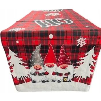 ubrus VÁNOČNÍ BĚHOUN NA STŮL UBRUS DEKORACE SKŘÍTCI