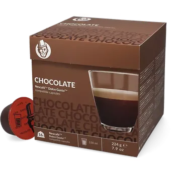 Kaffekapslen - Horká čokoláda - Počet kapslí pro Dolce Gusto: 16
