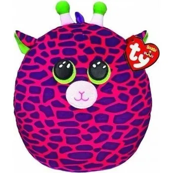plyšák Ty Squish-a-Boos GILBERT - růžová žirafa 22 cm