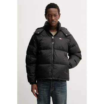 Péřová bunda Tommy Jeans DM0DM22036 černá 99X, vel. L