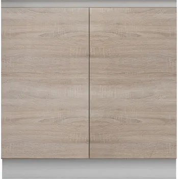 Kuchyňská linka Dolní skříňka D 80 ZL, dub sonoma/bílá, LINE