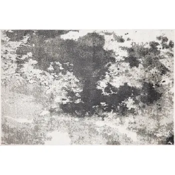 Koberec Koberec, černá/šedá,/bílá, 100x150, ESTELA TYP 3