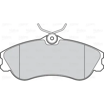 Brzdová destička Sada brzdových destiček, kotoučová brzda VALEO 302018