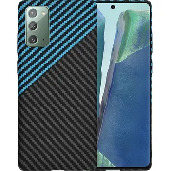 Pouzdro na mobilní telefon Techsuit Carbonite Samsung Galaxy Note20 4G 5G Blue Pulse