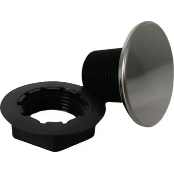 Umyvadlo Záslepka na umyvadlo/dřez, chrom, průměr 4,5 cm, ZAPA