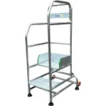 Facal PALCO Pevná pracovní podesta - 2 schody + zábradlí a kola