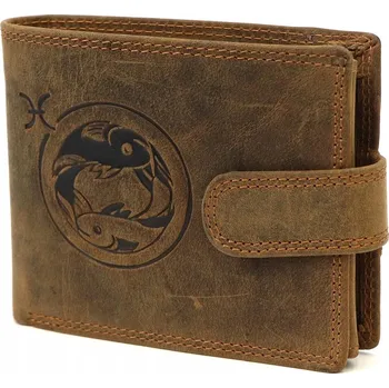 Peněženka Peněženka NORDEE , přírodní kůže, hnědá - muž