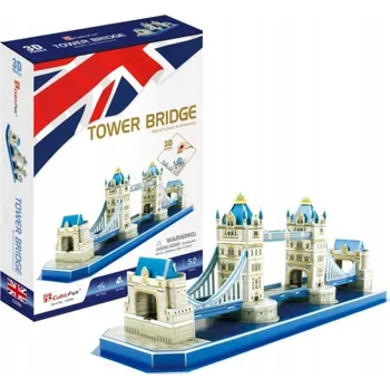 3D Cubic Fun Puzzle s motivem Tower Bridge