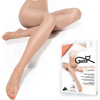 Dámské punčochy Punčocháče Gatta odkryté SENZA DITA pro obuv s odhalenými prsty 4-L daino