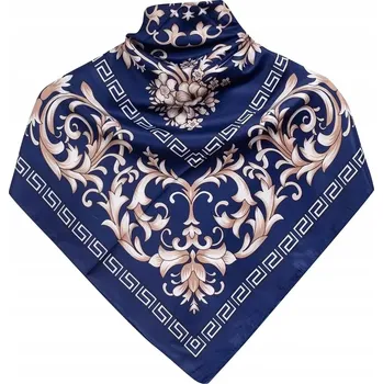 Šátek Jemný šátek, elegantní šála s ornamentem (Multicolor || Tmavě modrá)